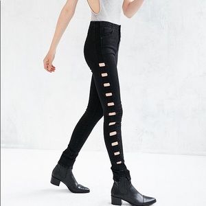 BDG Black Cutout Jeans